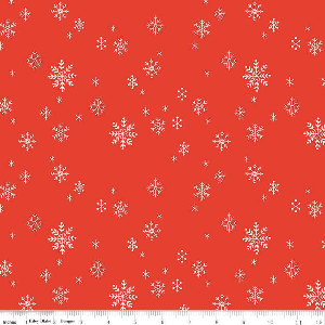 Riley Blake Northern Lights Collection Scattered Snowflakes Flannel